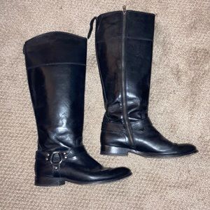 Veronica Harness Style Knee High Boot